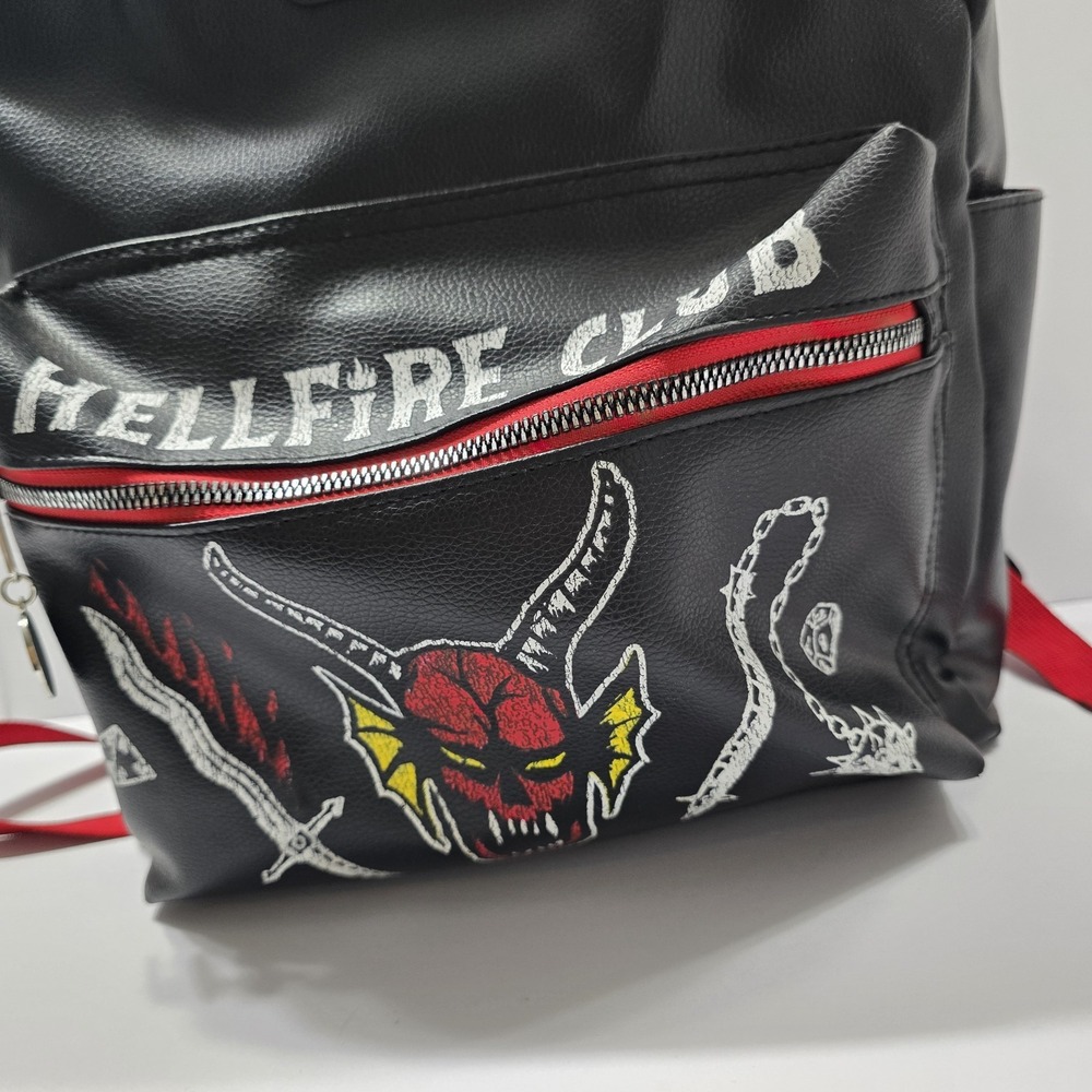 Stranger Things Hellfire Club Backpack - Black / … - image 2